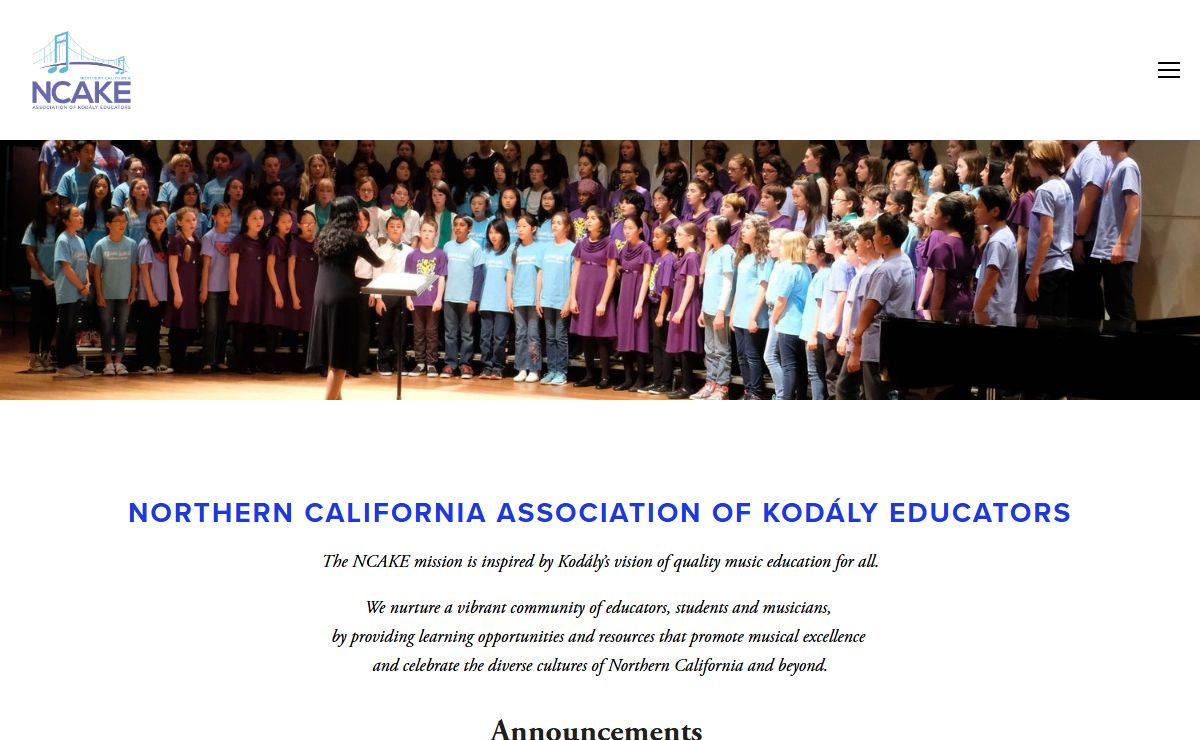 NCAKE: Northern California Association of Kodály Educators