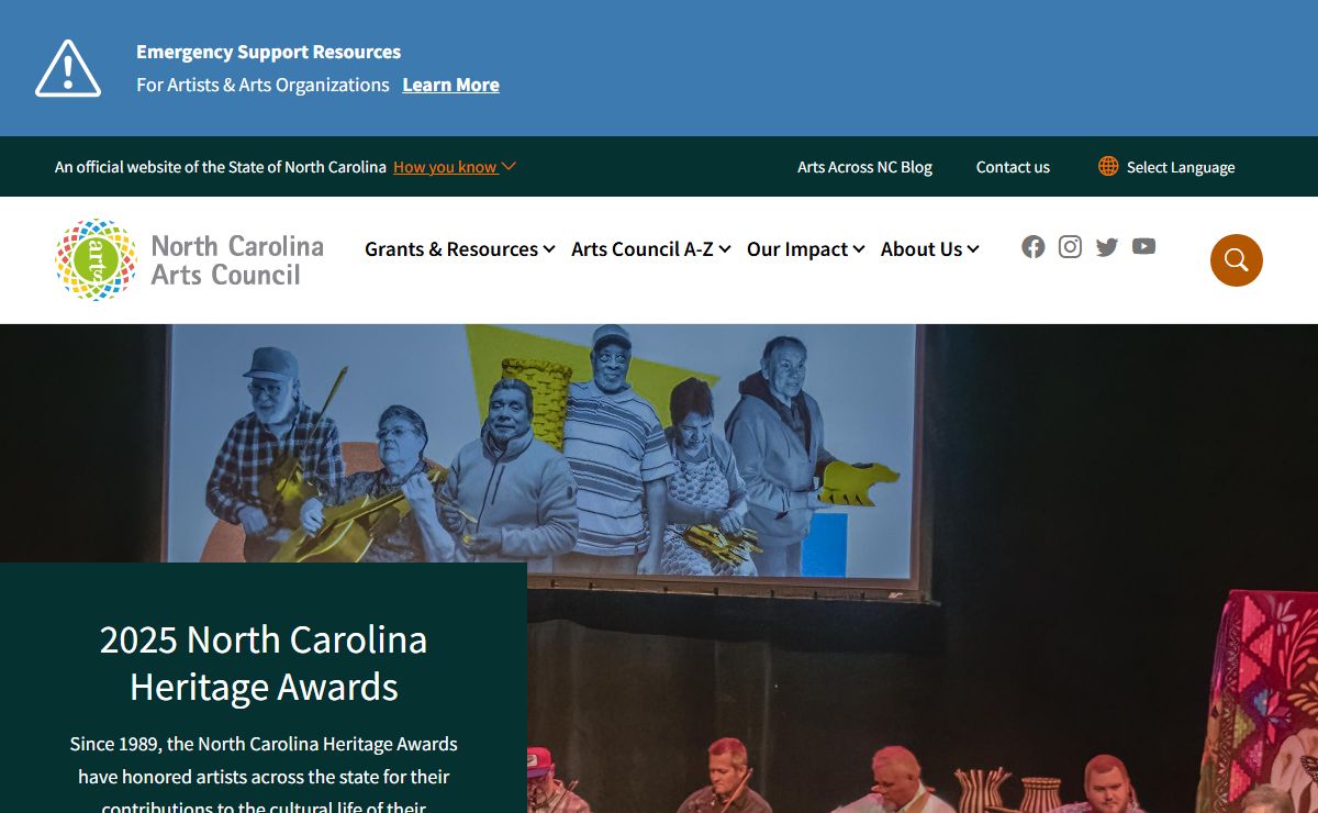 Home Page | NC Arts Council