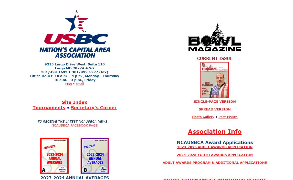 NCAUSBCA Home Page