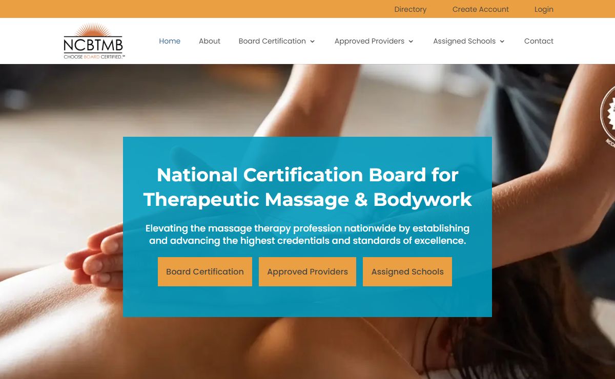 National Certification Board for Therapeutic Massage & Bodywork | NCBTMB