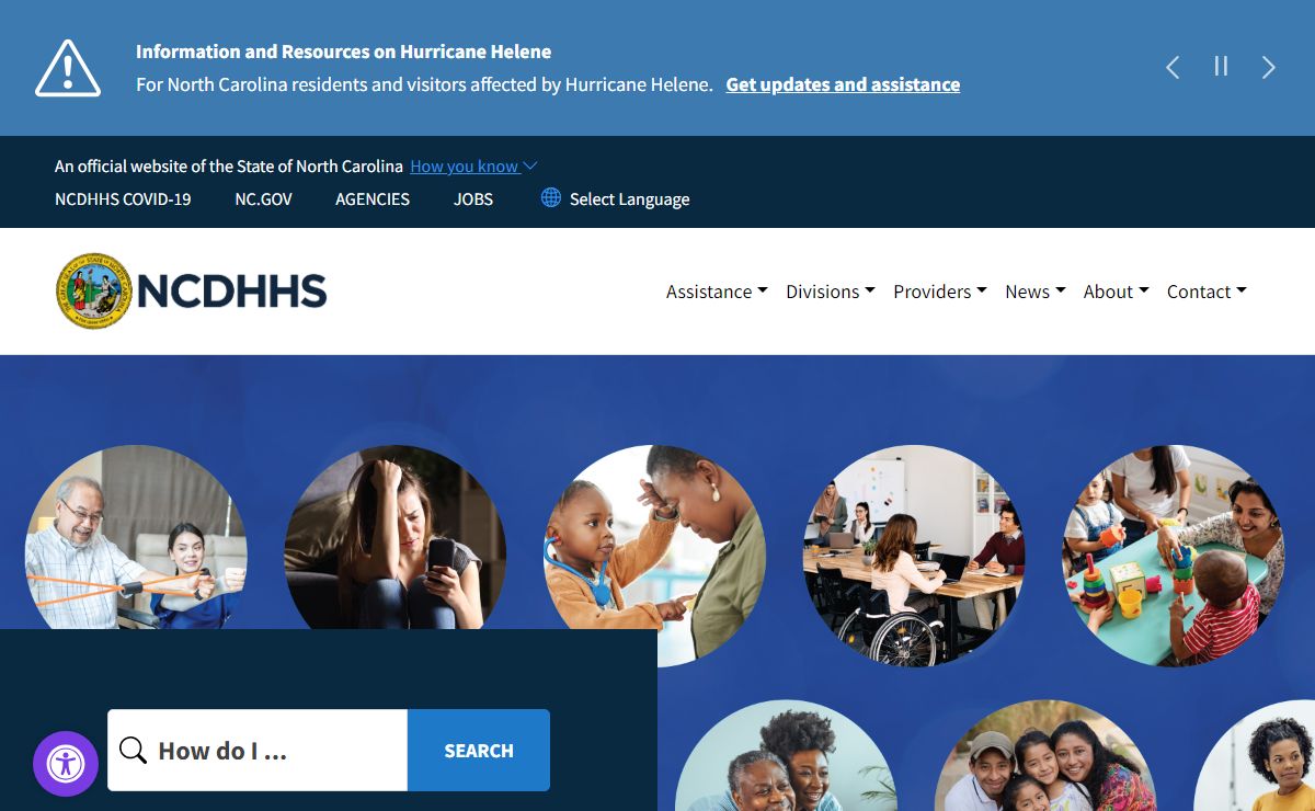 NC DHHS: North Carolina Department of Health and Human Services