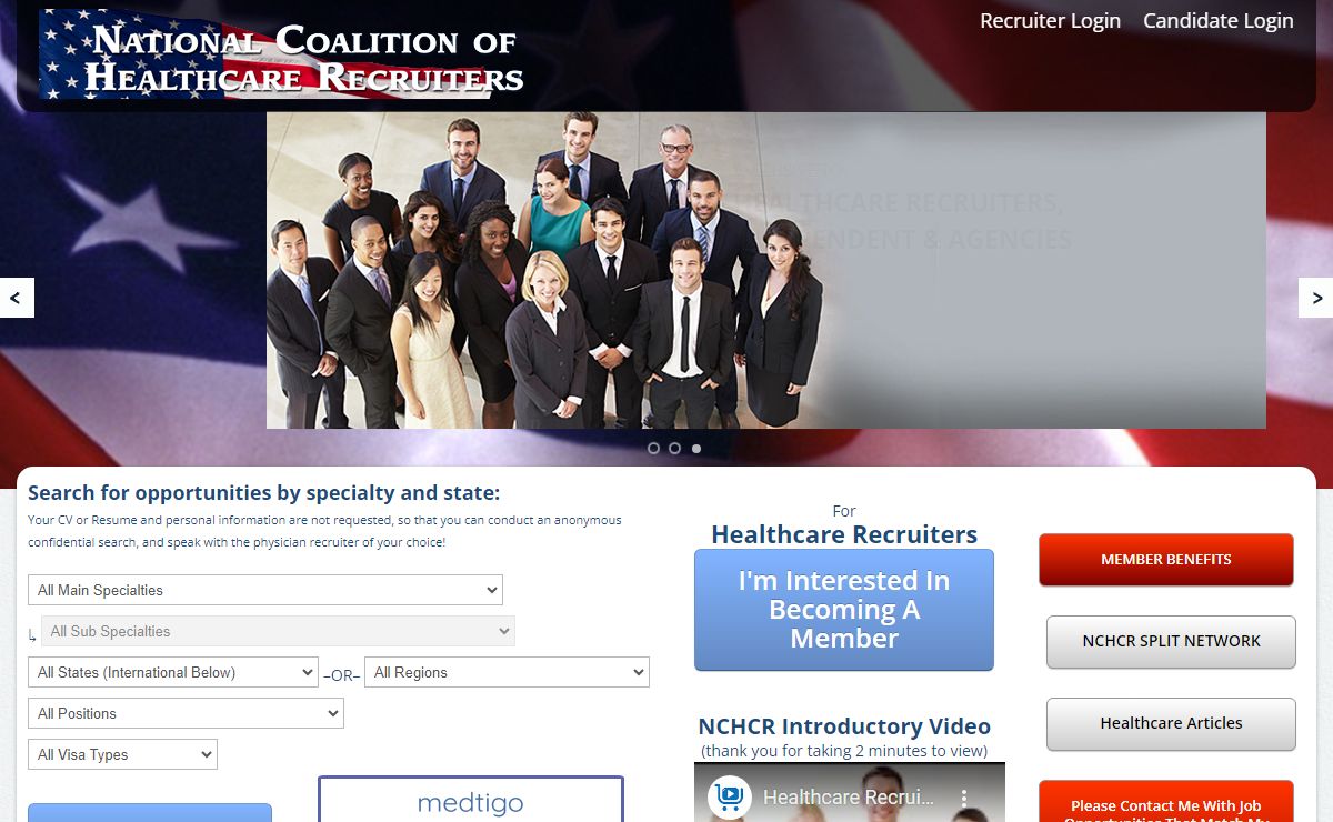 Healthcare Recruiters, Healthcare Jobs & Healthcare Recruiter Agencies | NCHCR