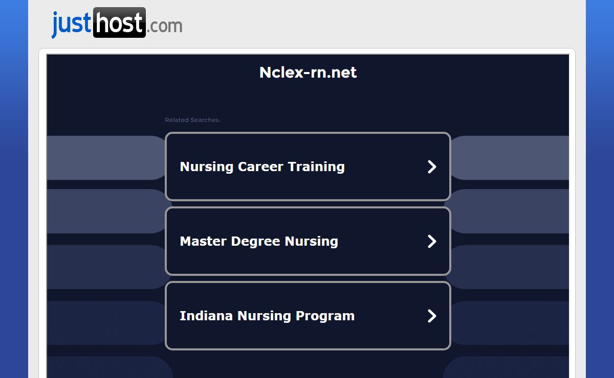 Welcome nclex-rn.net - Justhost.com