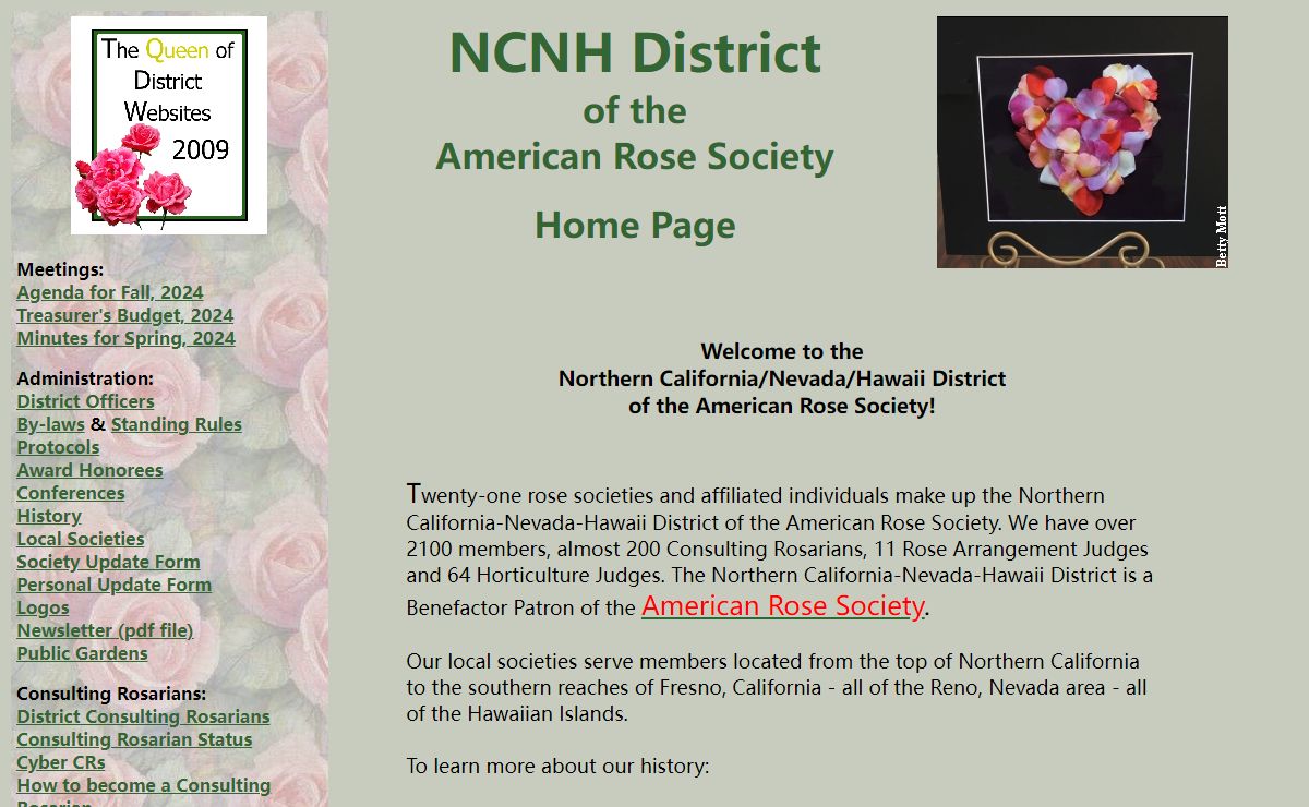 Rose Society - NCNH District's Home Page