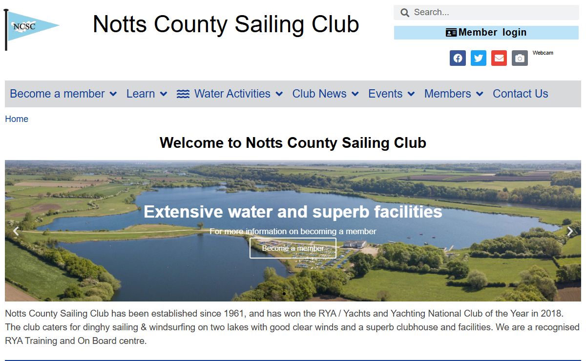 -Welcome - Notts County Sailing Club