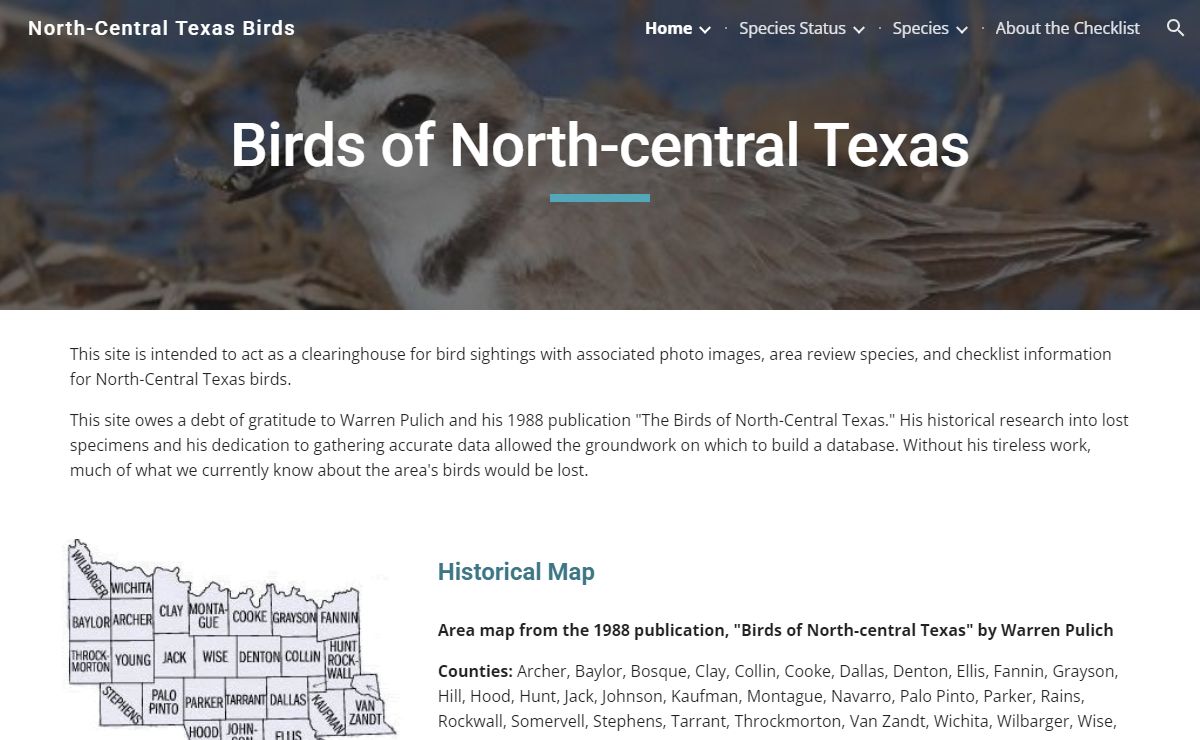 North-Central Texas Birds