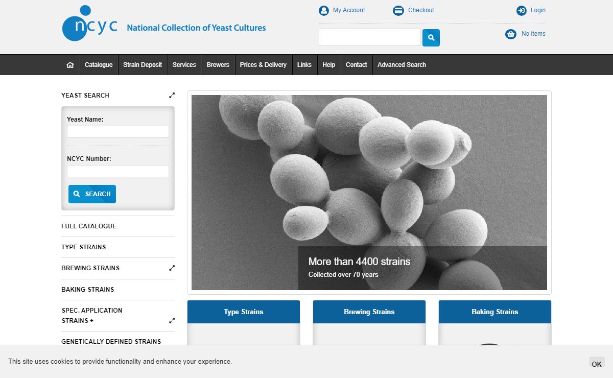 Home | National Collection of Yeast Cultures