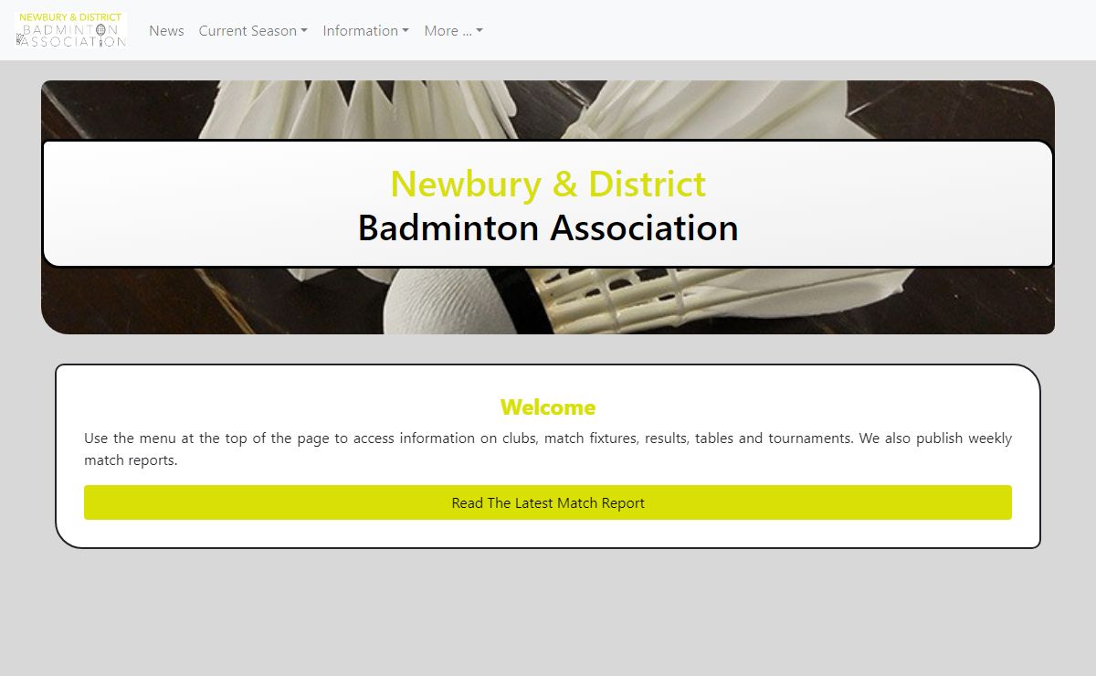 NDBA Newbury And District Badminton Association