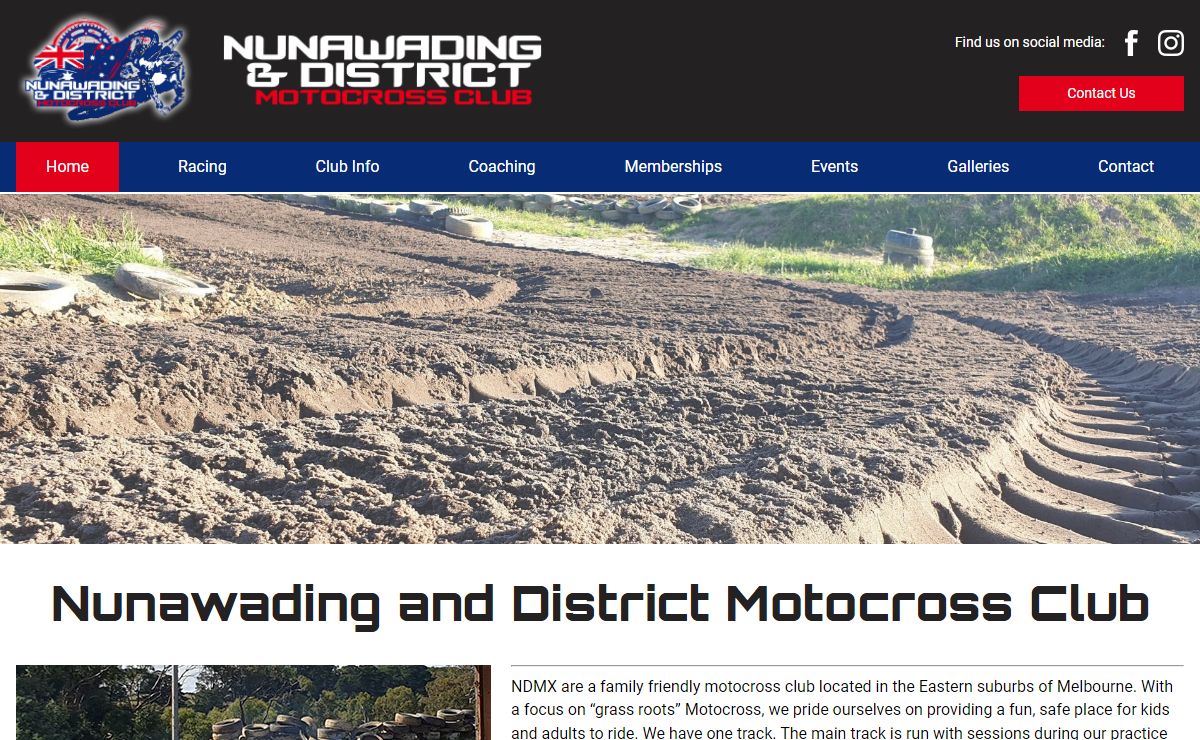 Family Motocross Club Eastern Suburbs Melbourne - Nunawading & District Motorcross Club