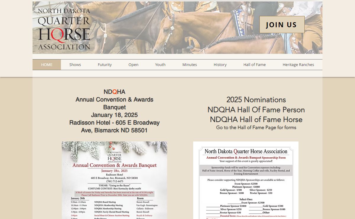 North Dakota Quarter Horse Association | United States