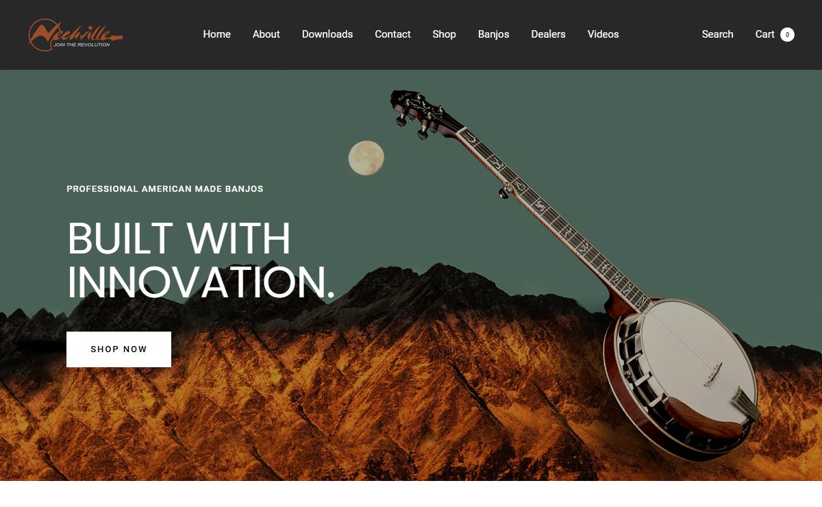 Tom Nechville Custom Shop at Banjos West