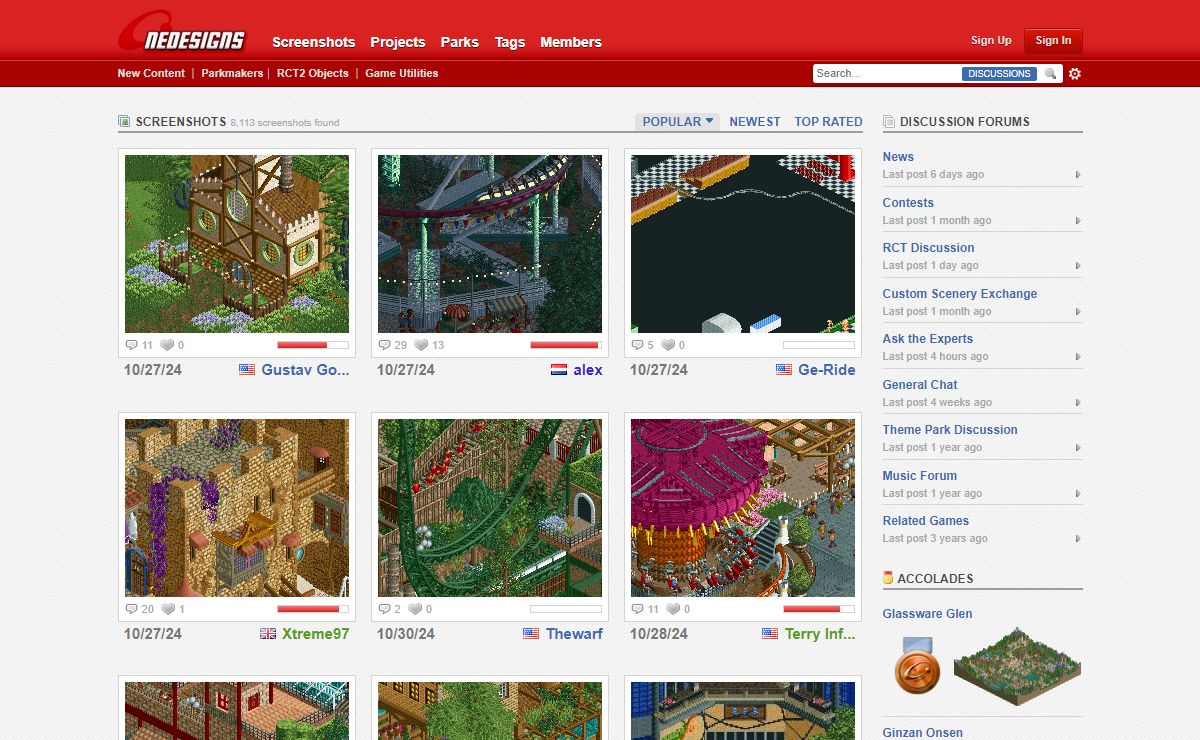 New Element - A RollerCoaster Tycoon Fansite