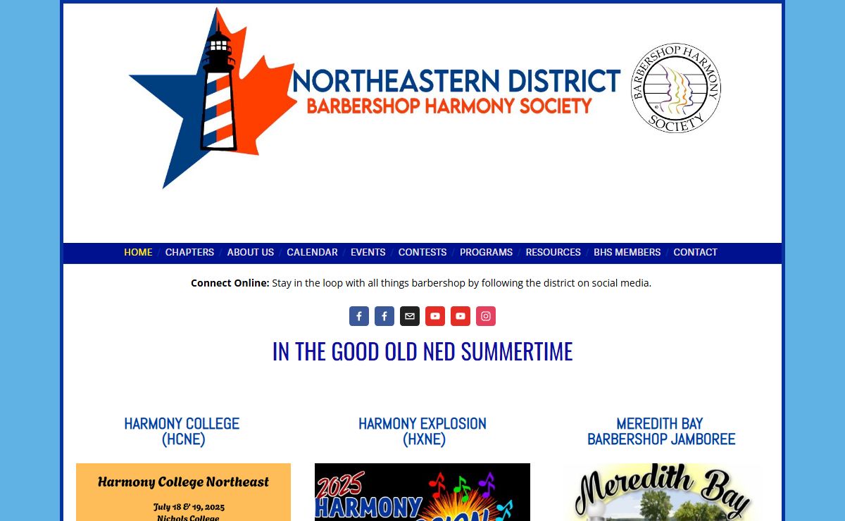 Northeastern District - Barbershop Harmony Society