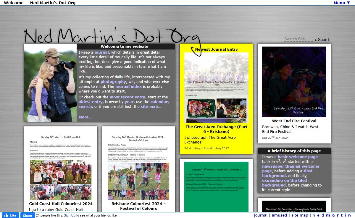Welcome — Ned Martin’s Dot Org