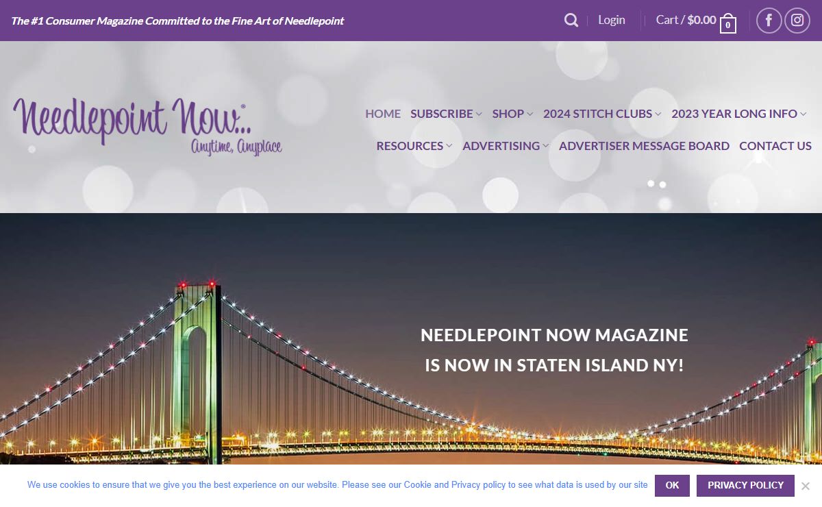 Needlepoint Now – The #1 Consumer Magazine Committed to the Fine Art of Needlepoint