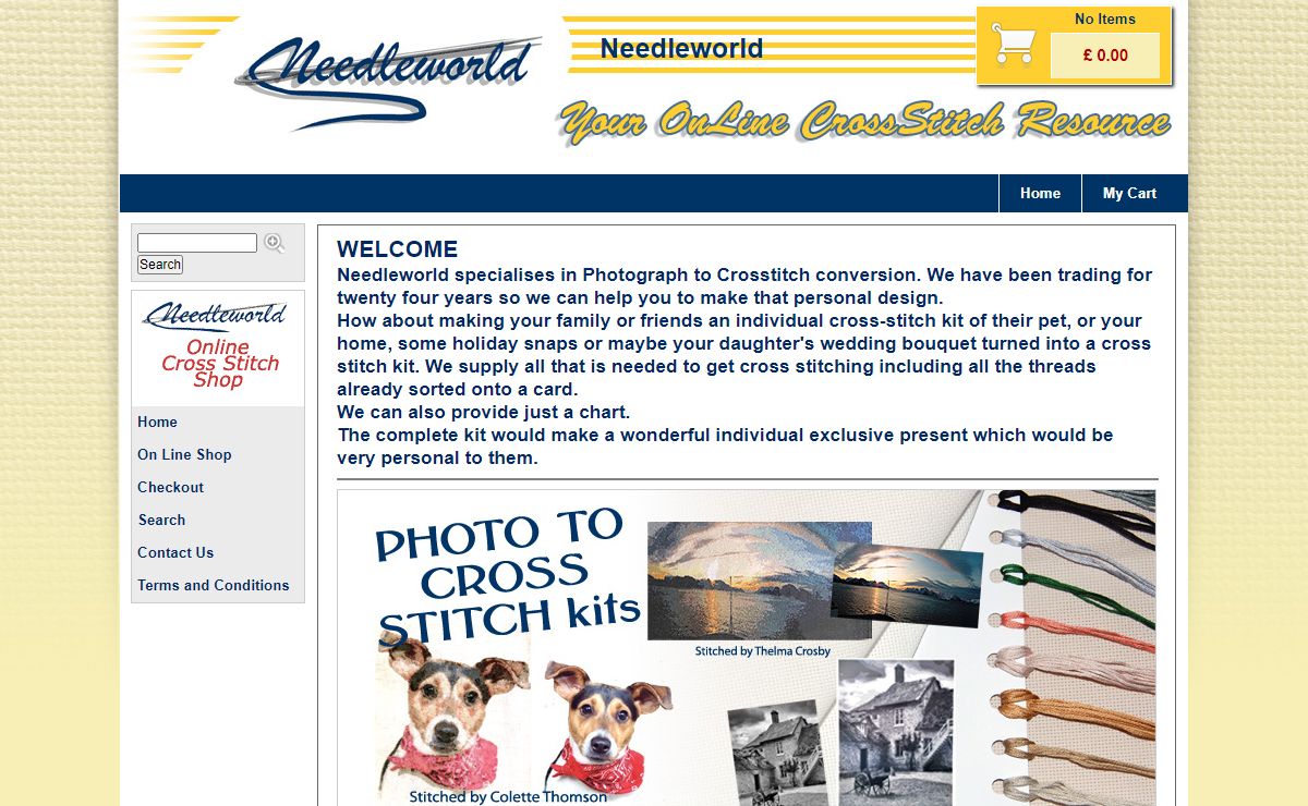 Photo to cross stitch charts and kits, exclusive cross stitch kits