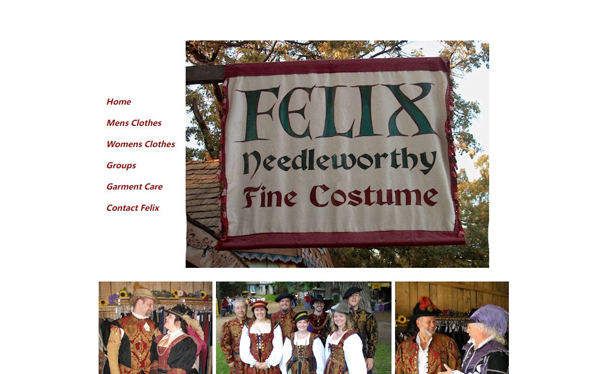 Felix Needleworthy Fine Renaissance Clothing