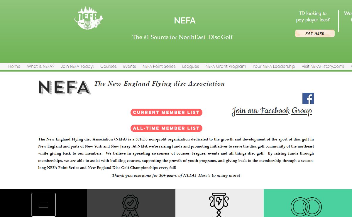 Disc Golf | NEFA New England Disc Golf