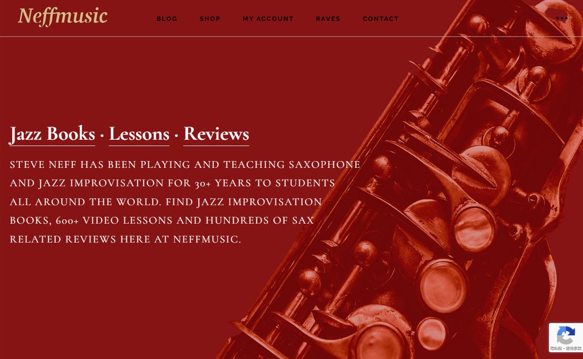 Neffmusic-Jazz Saxophone and Improvisation Lessons — Website of Steve Neff