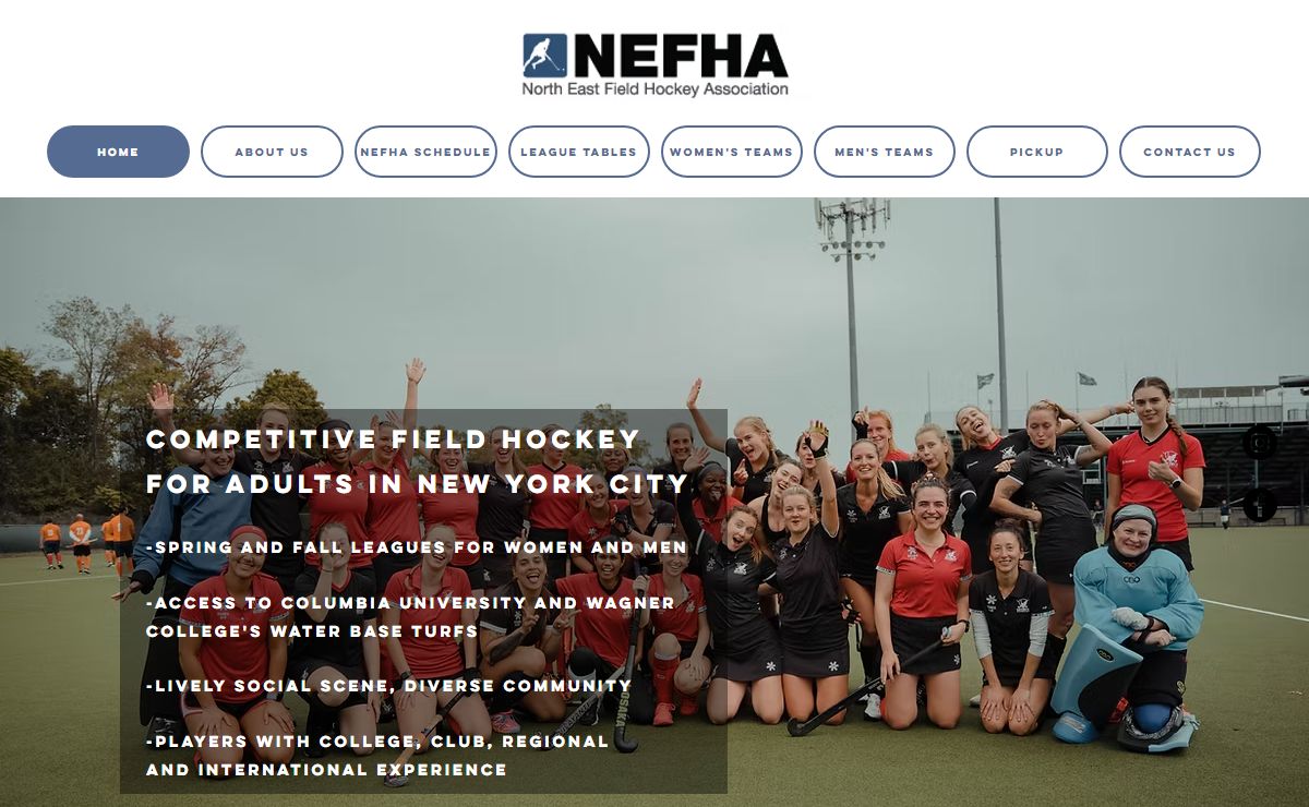 NEFHA - Field Hockey for Adults in NYC