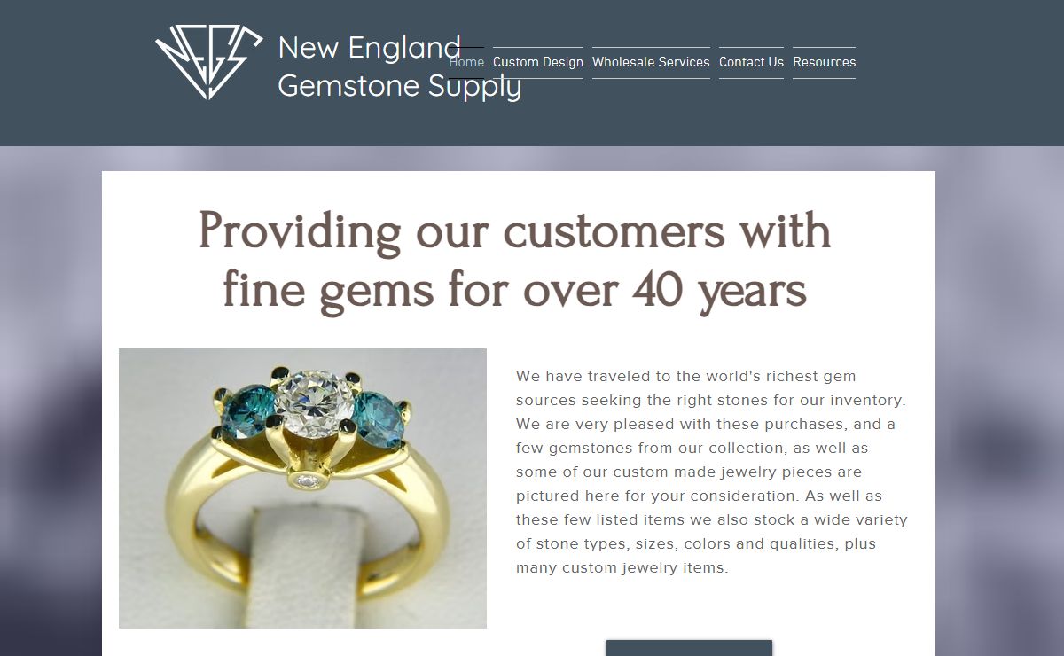 Wholesale Gemstones | New England Gemstone Supply | Vernon