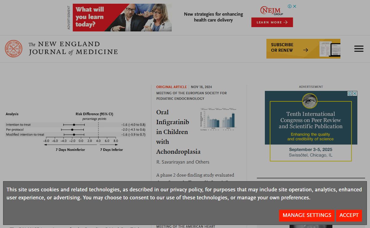 The New England Journal of Medicine | Research & Review Articles on Disease & Clinical Practice