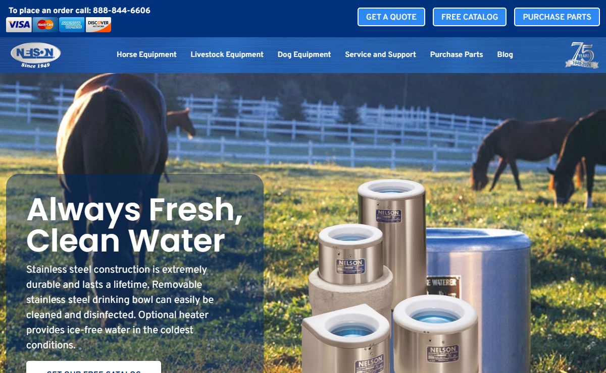 Nelson Automatic Horse and Livestock Waterers
