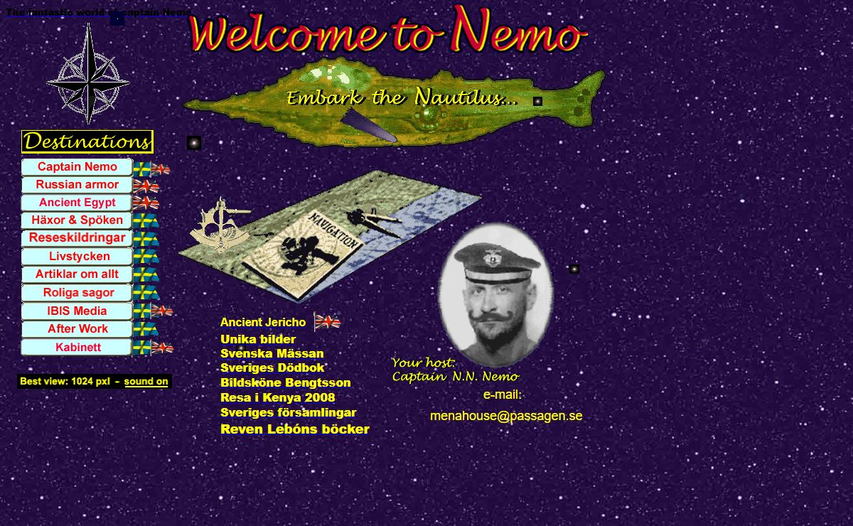 Captain Nemo, Ancient Egypt, Russian Tanks