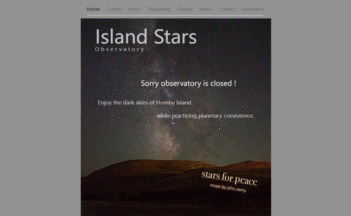 Island Stars Observatory