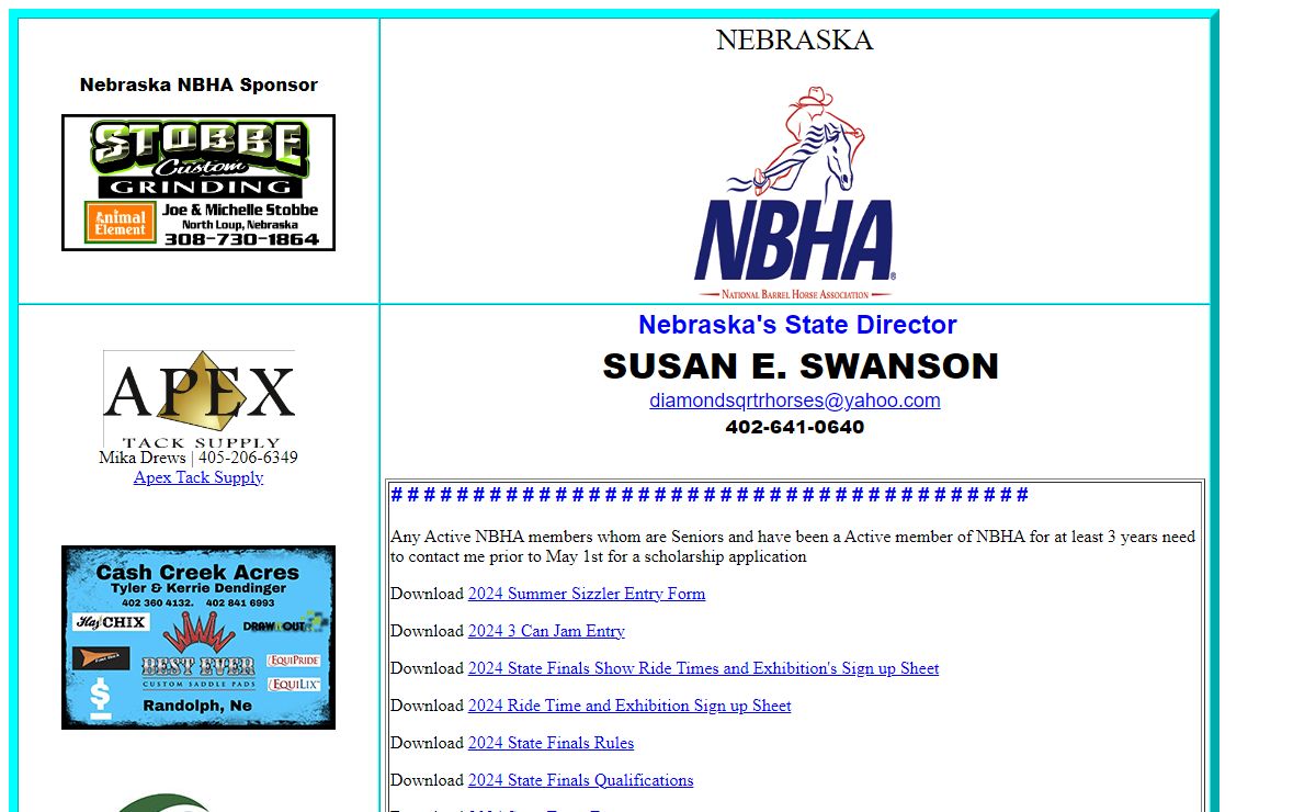 Nebraska National Barrel Horse Association - NBHA