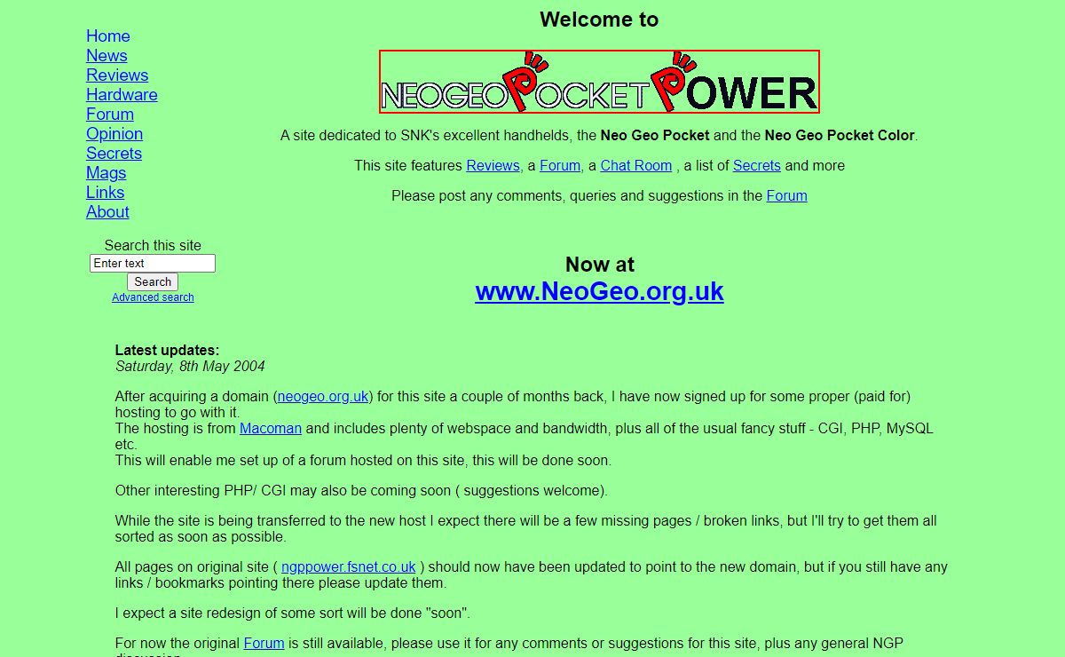 Neo Geo Pocket Power