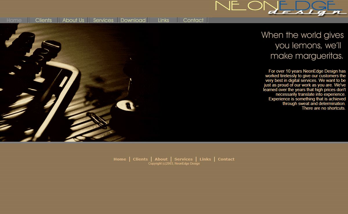 NeonEdge Design...Web Hosting and Web Pages by Design for Boston and Eastern Massachusetts