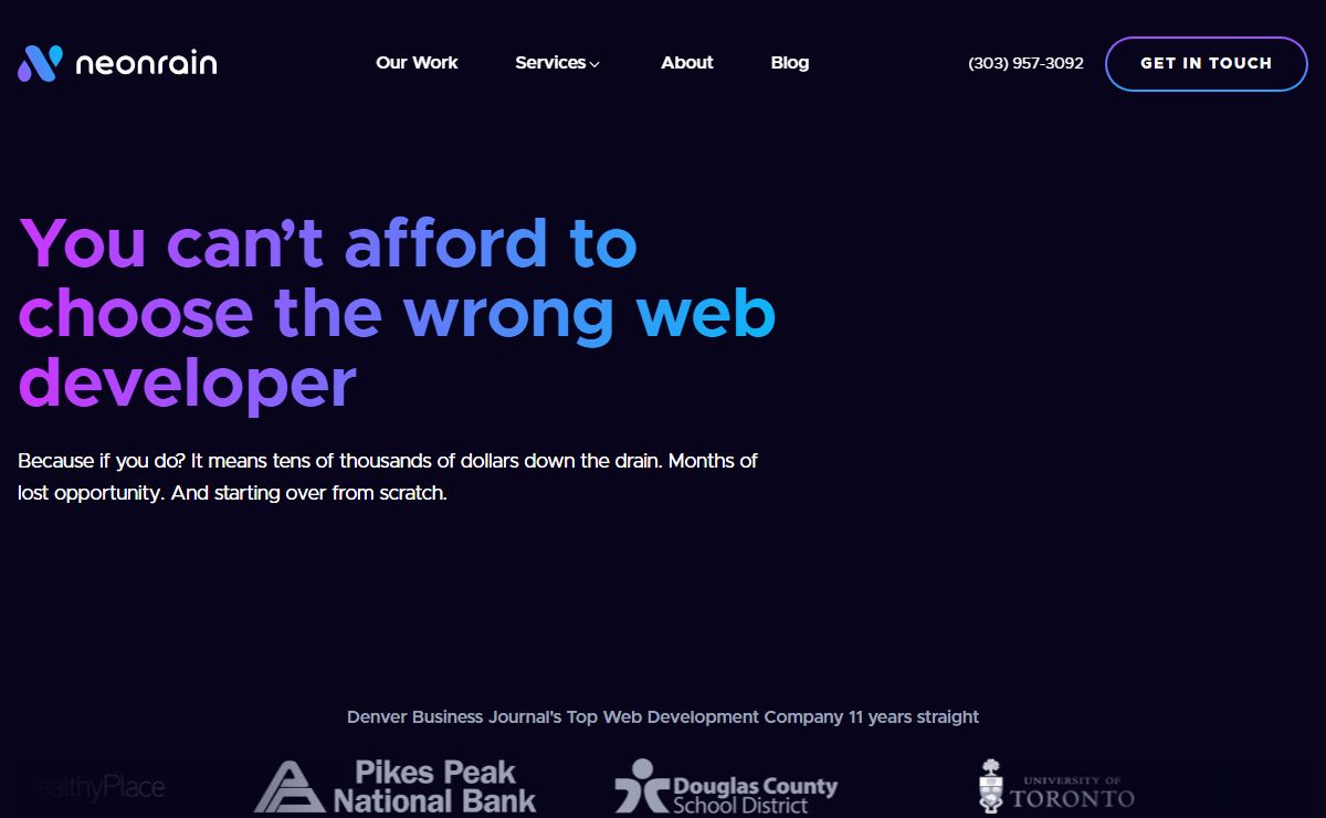 Denver Web Design Company | Neon Rain