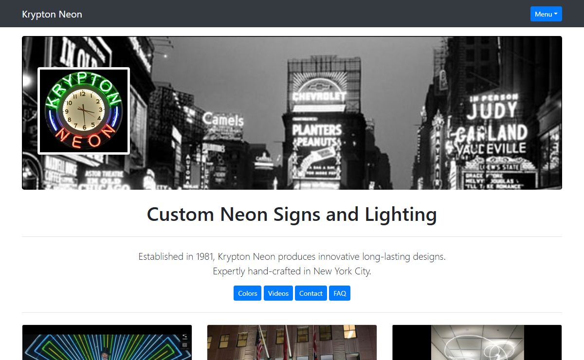 Custom Neon Signs, Lights, Props and Art by Krypton Neon