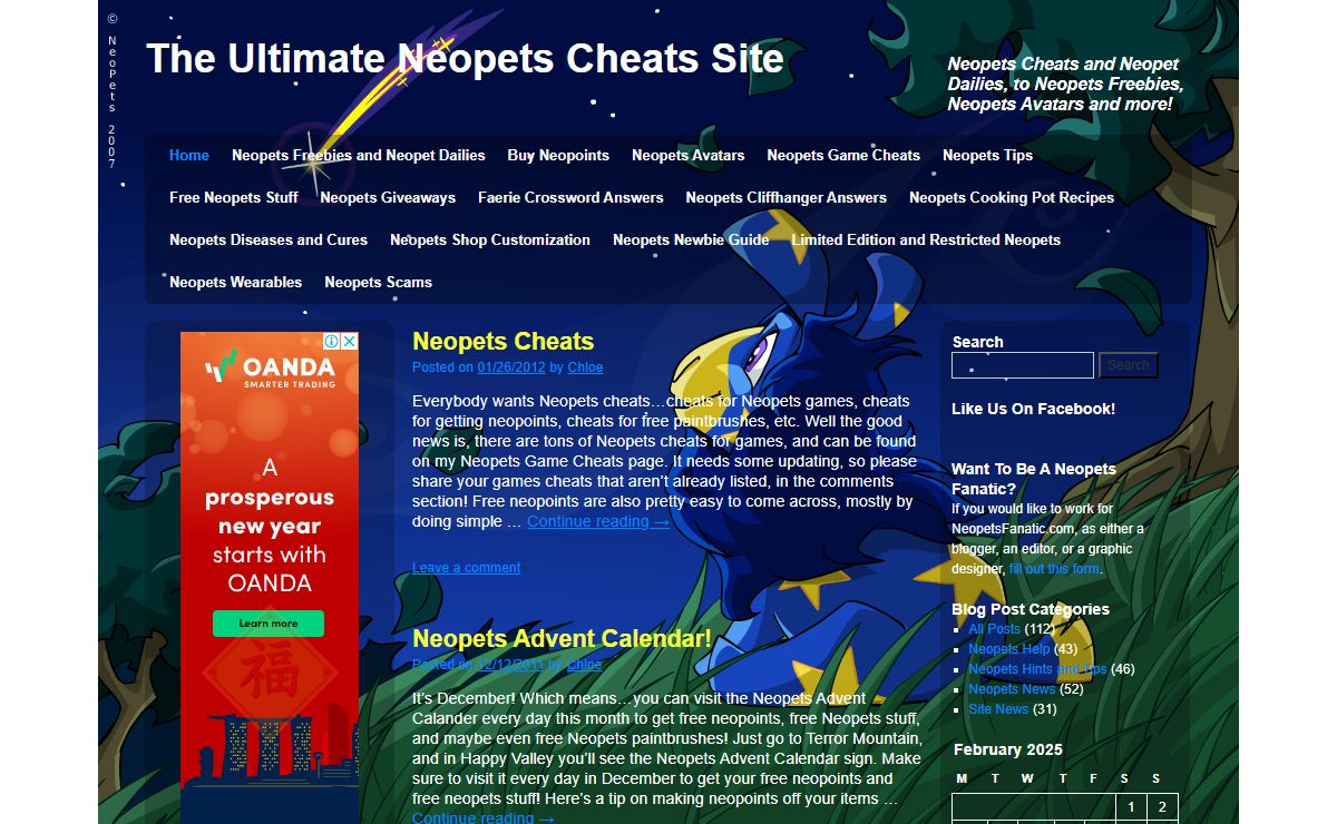 The Ultimate Neopets Cheats Site | Neopets Cheats and Neopet Dailies, to Neopets Freebies, Neopets Avatars and more!
