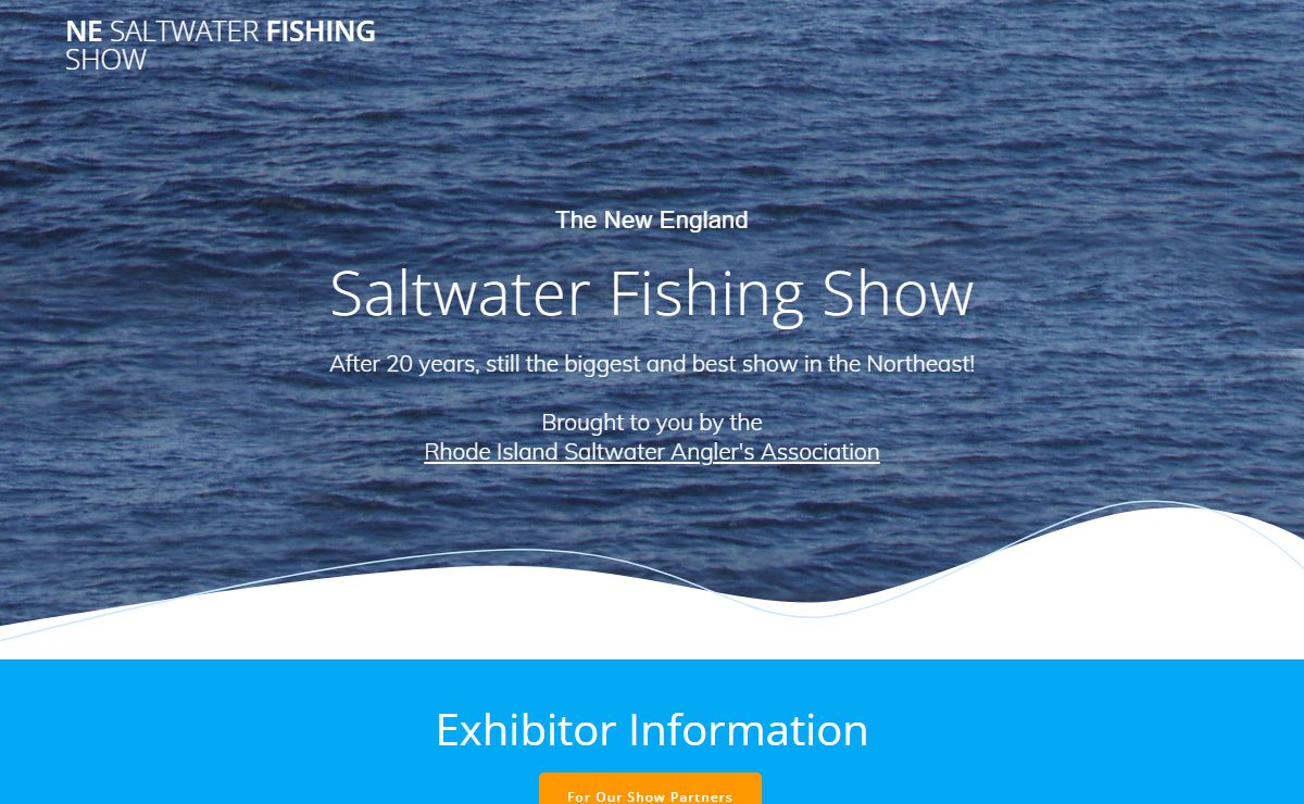 NE Saltwater Fishing Show – Presented by the Rhode Island Saltwater Anglers Association