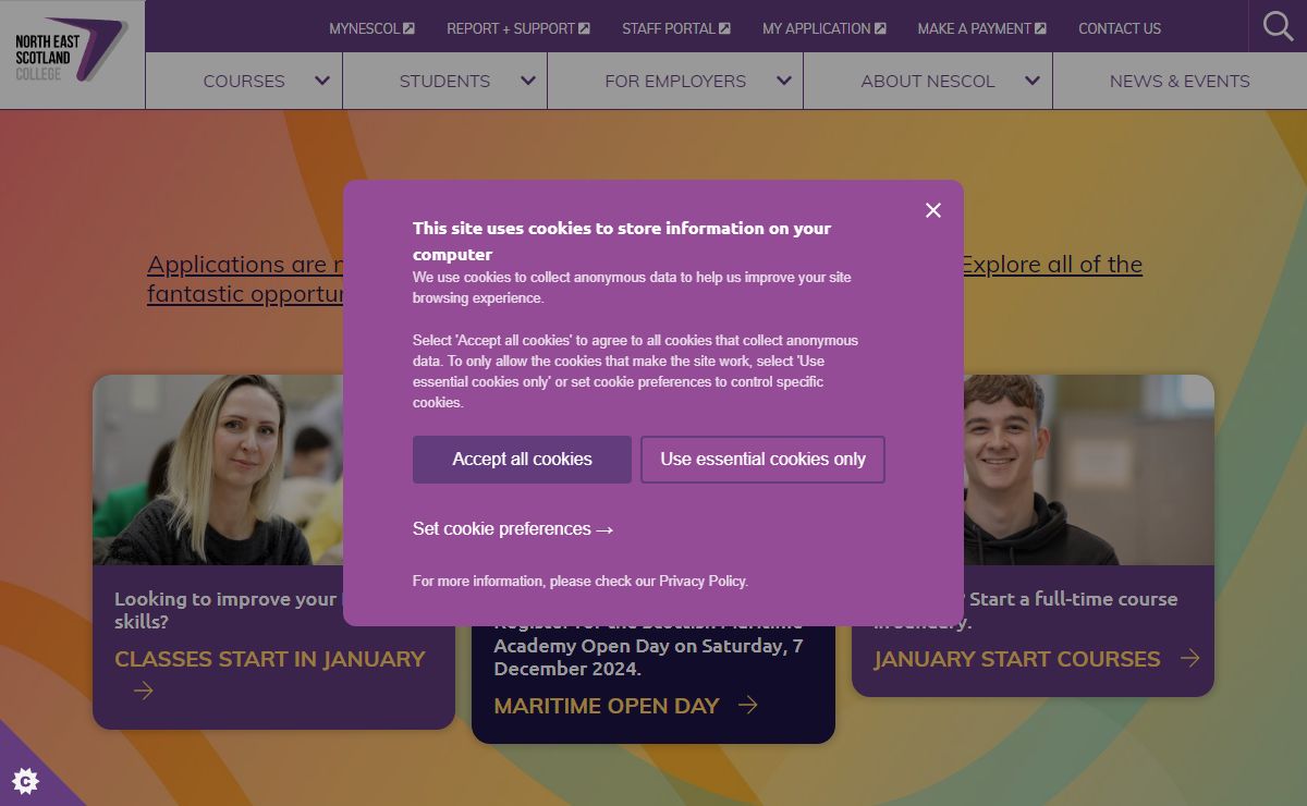 Homepage - North East Scotland College