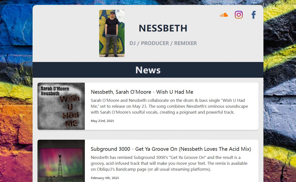 Nessbeth::DJ::Producer