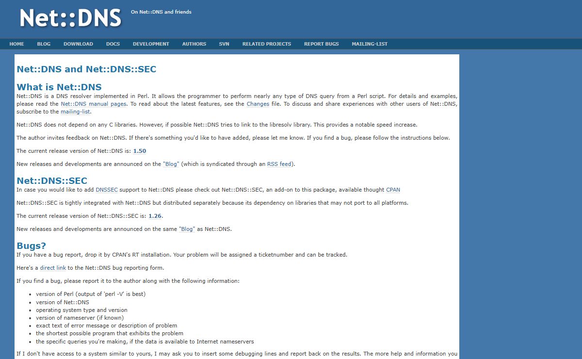 Net::DNS
