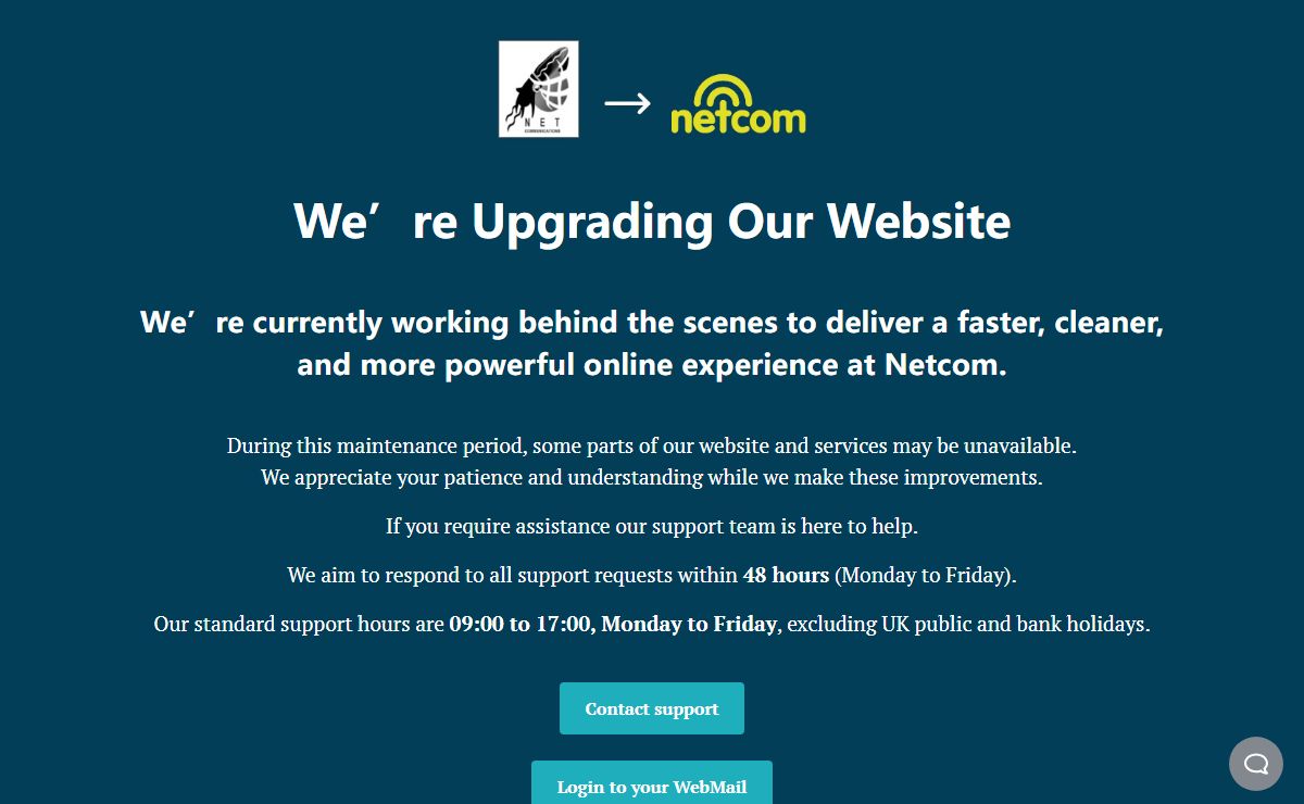 Site Maintenance
