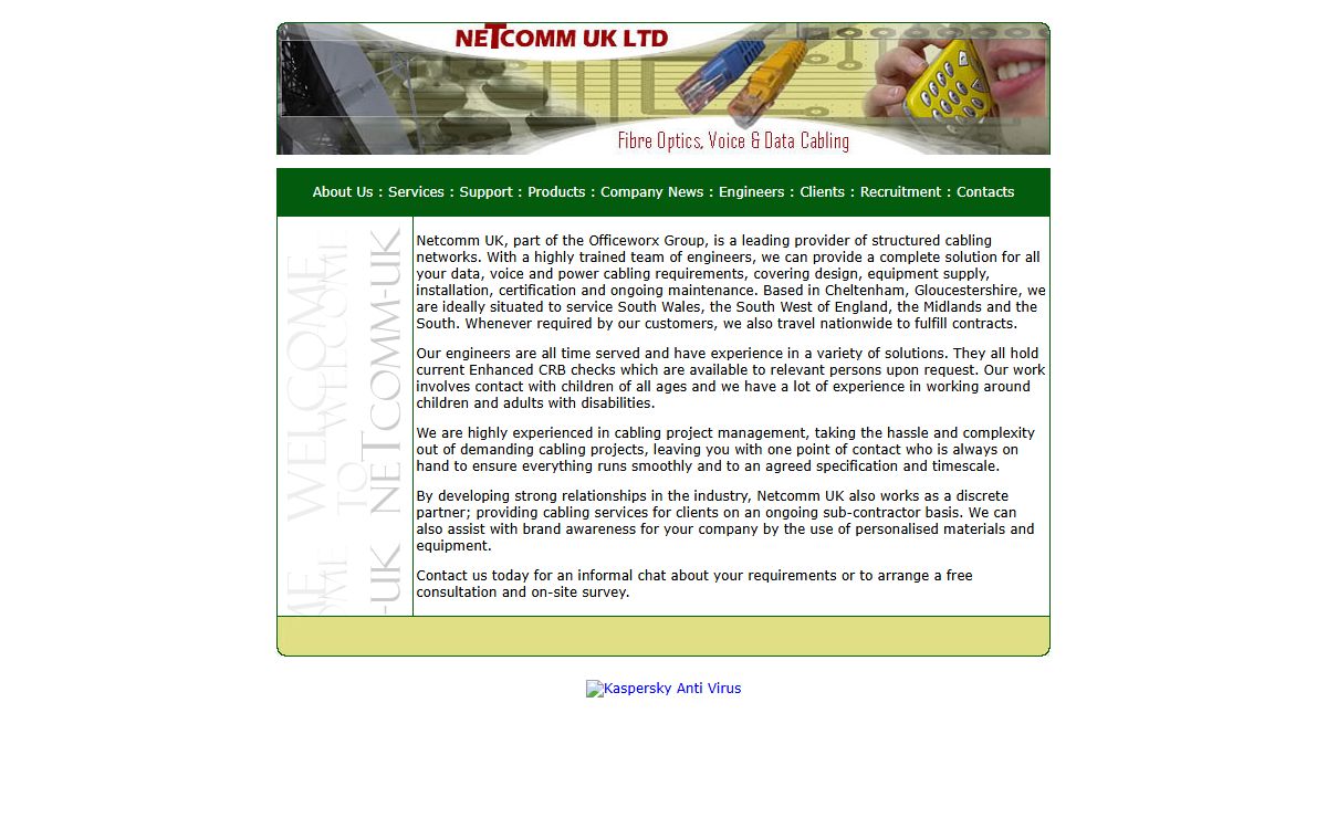 Netcomm UK Ltd: Network Cabling | Fibre Optics | Category 5e | Voice Cabling | Telephone Systems | Panasonic | Avaya
