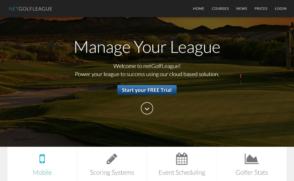 Golf league software to manage your golf league online.