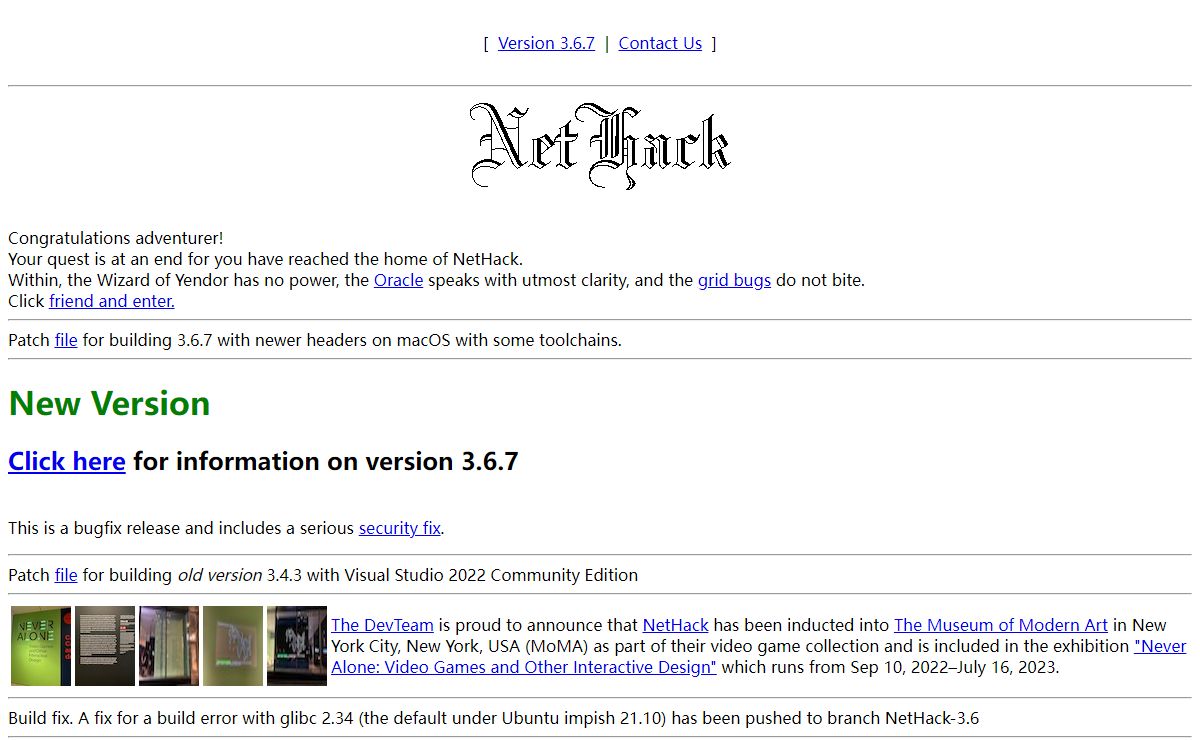 NetHack 3.6.7: NetHack Home Page