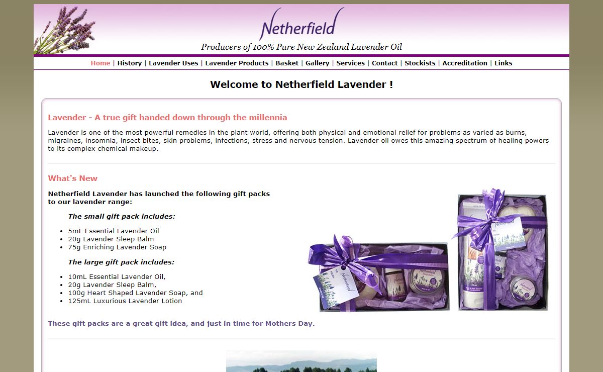 Lavender Oil Products from Netherfield Lavender, NZ | Home