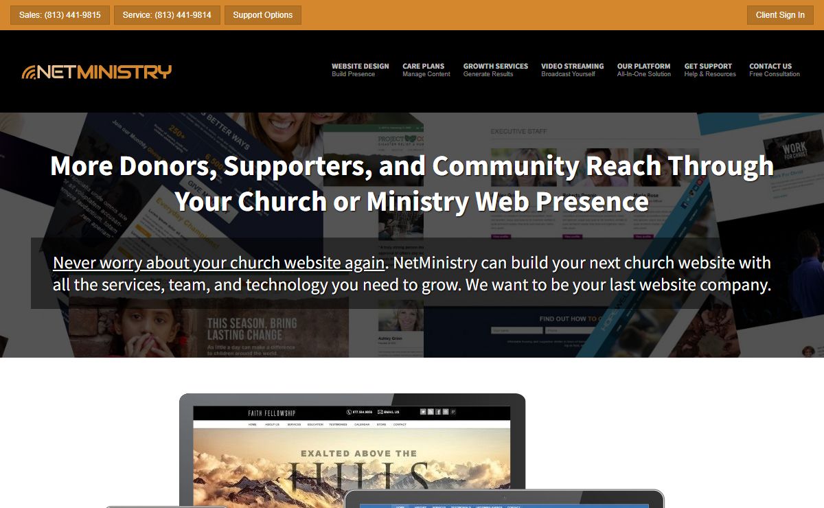 Beautiful Church Websites | Ministry Websites | NetMinistry