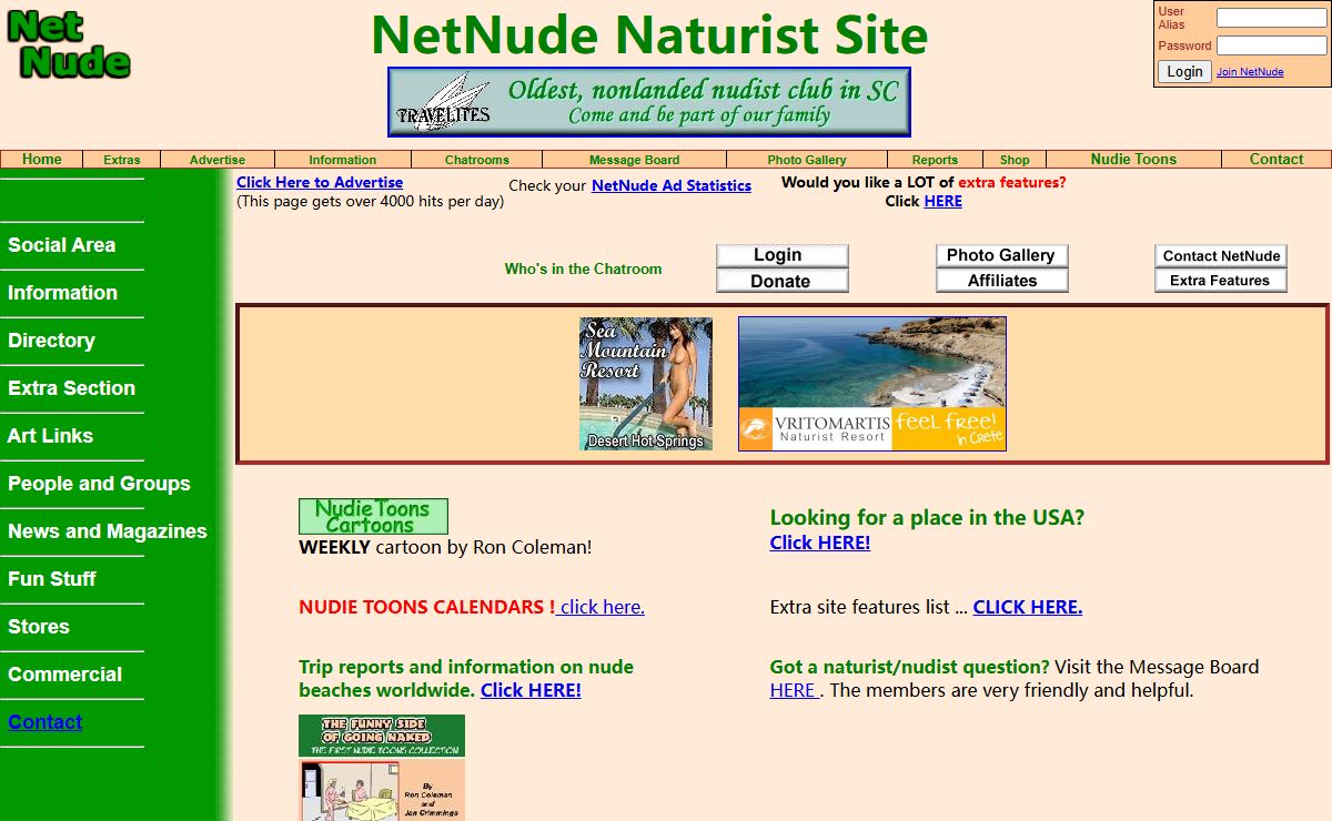 NetNude Naturist Site
