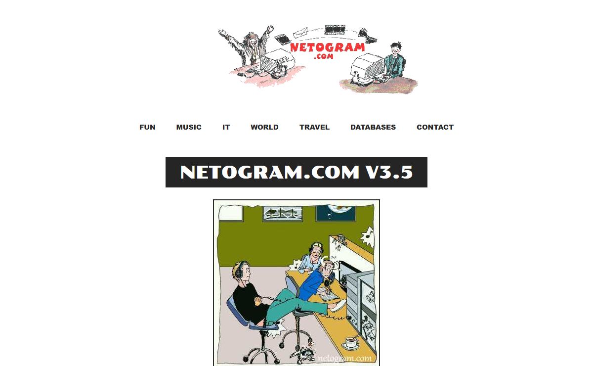 Welcome to Netogram.com: index page