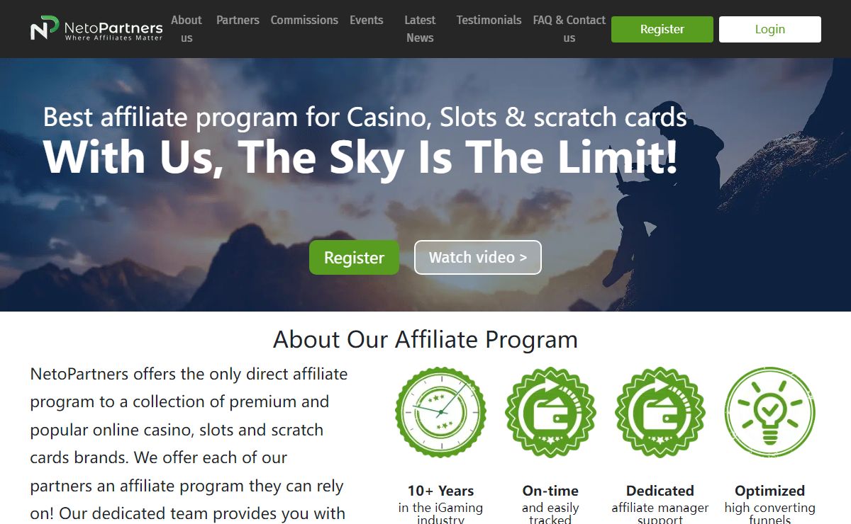 NetoPartners – Best Casino & Slots Affiliate Program – NetoPartners