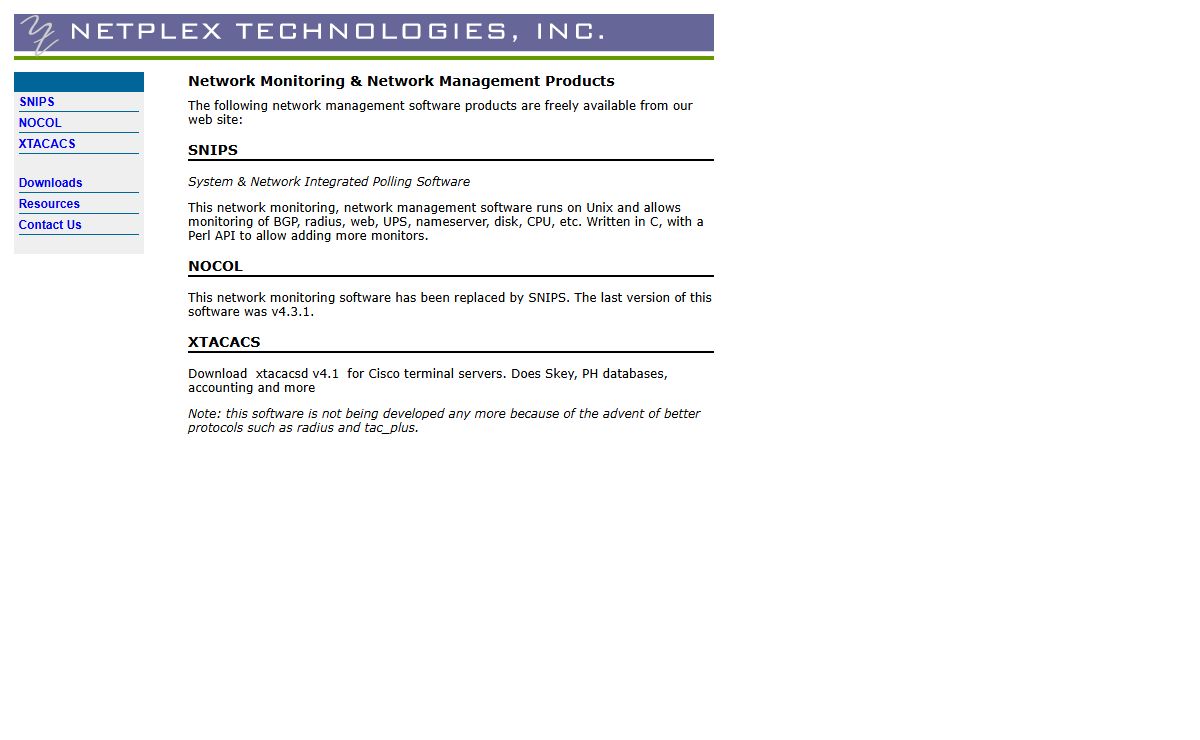 Netplex Technologies - Network Monitoring - Network Management
