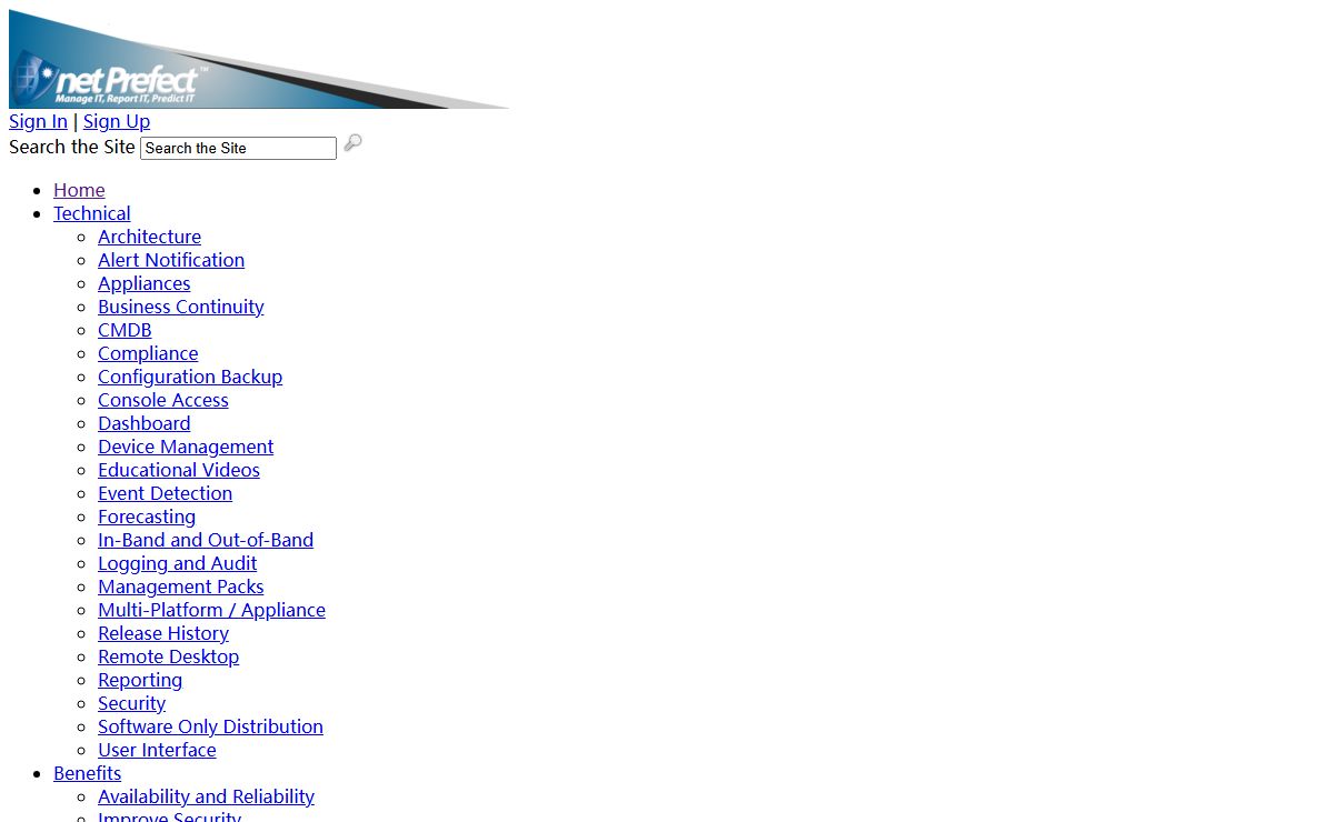 netPrefect™ System and Network Management Solution